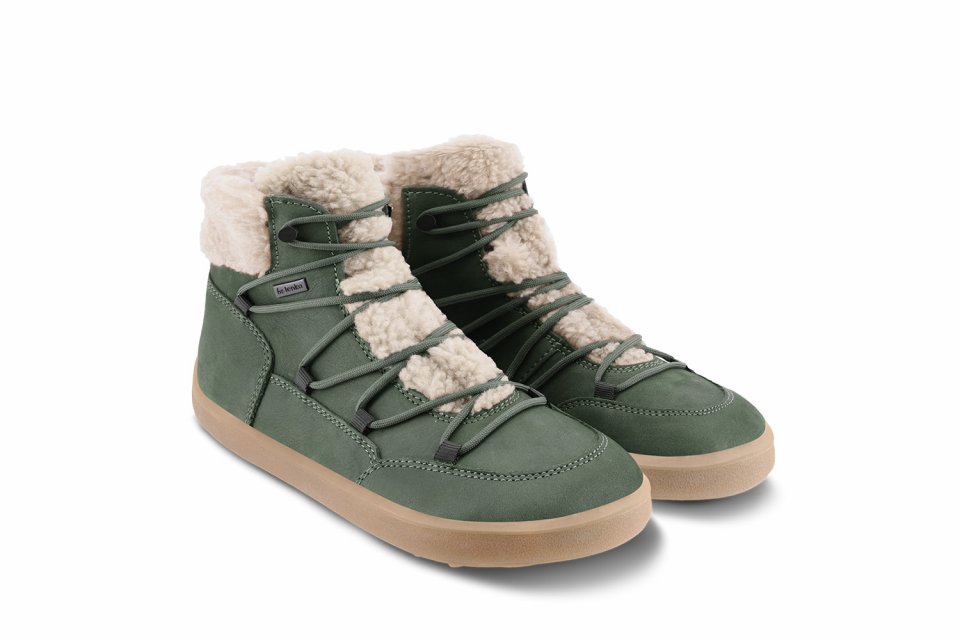 Winter Barefoot Boots Be Lenka Bliss -  Pine Green