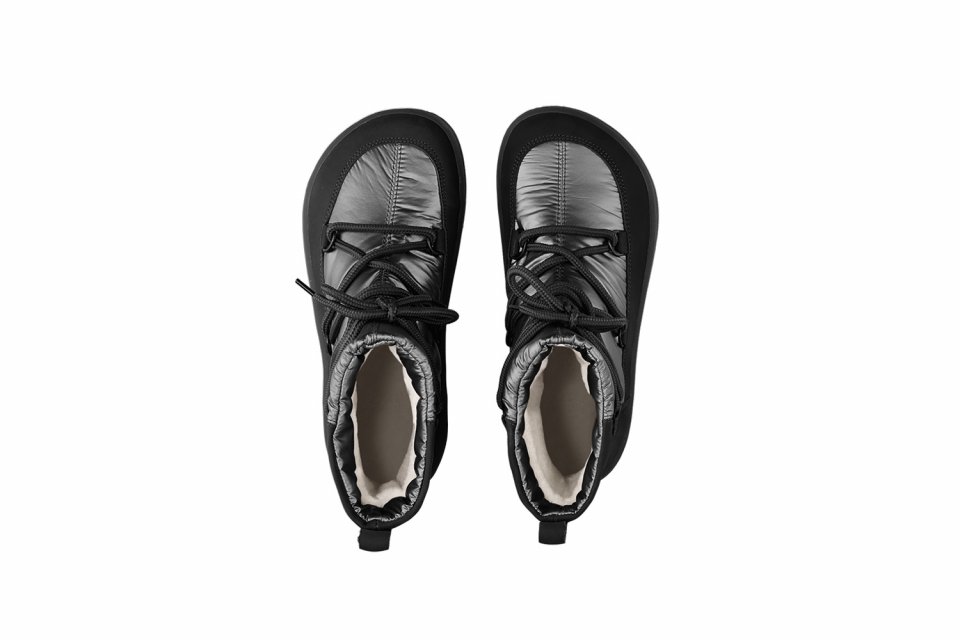 Winter Barefoot Boots Be Lenka Snowfox Woman - Black