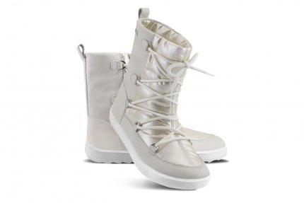 Barefoot scarpe invernali Be Lenka Snowfox Woman - Pearl White