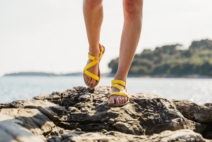 Sandały barefoot - Be Lenka Flexi - Yellow