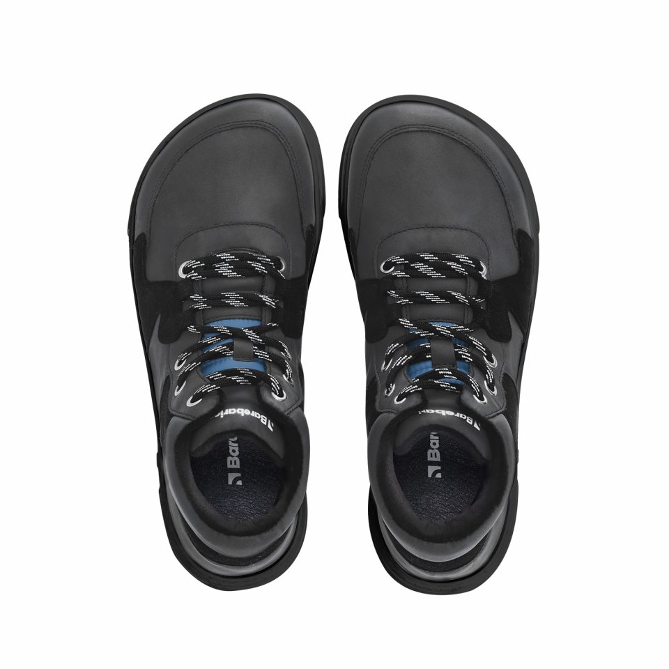 Barefoot Sneakers Barebarics Lynx - Dark Grey & Black