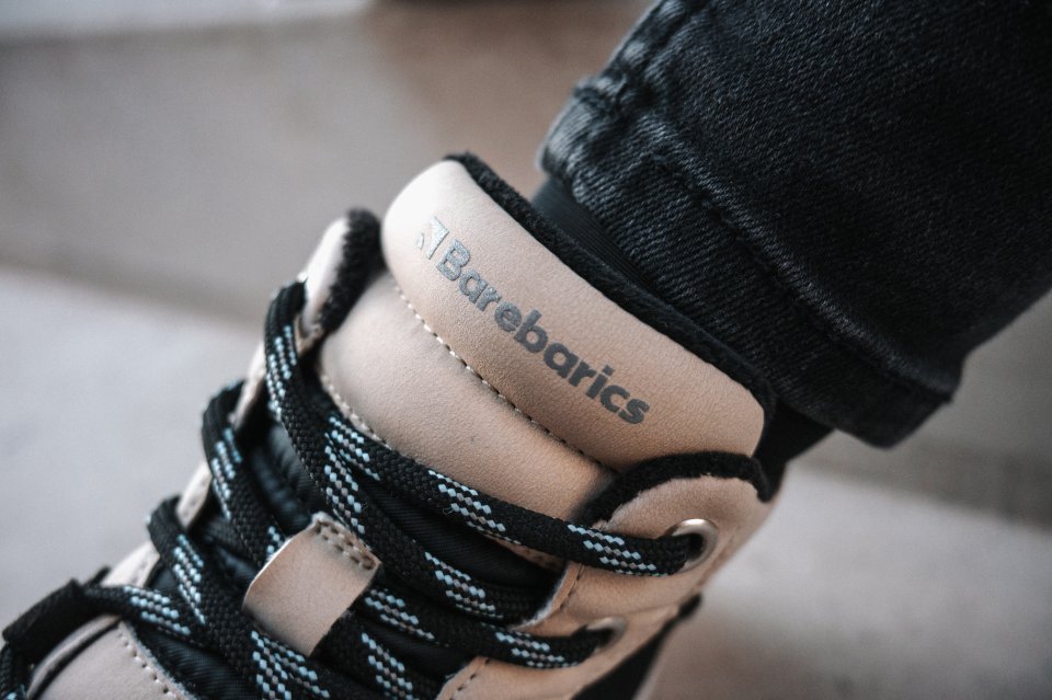 Barefoot Sneakers Barebarics Lynx - Beige & White
