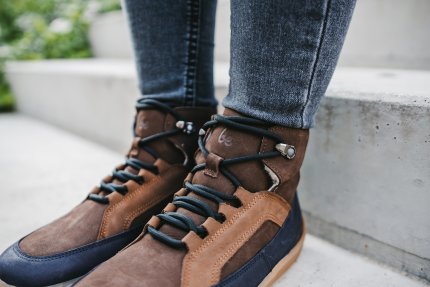 Barefoot cipők Be Lenka York - Brown & Navy