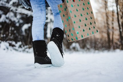 Barefoot bambini scarpe invernali Be Lenka Snowfox Kids 2.0 - Black
