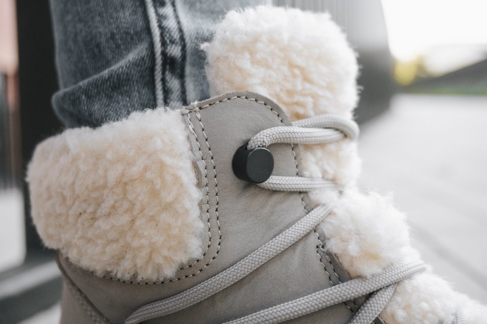 Zimné barefoot topánky Be Lenka Bliss - Cloud Grey