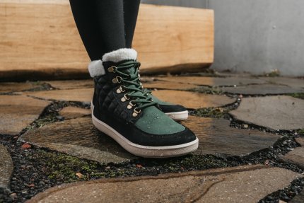 Barfußschuhe Be Lenka Olivia - Black & Dark Green