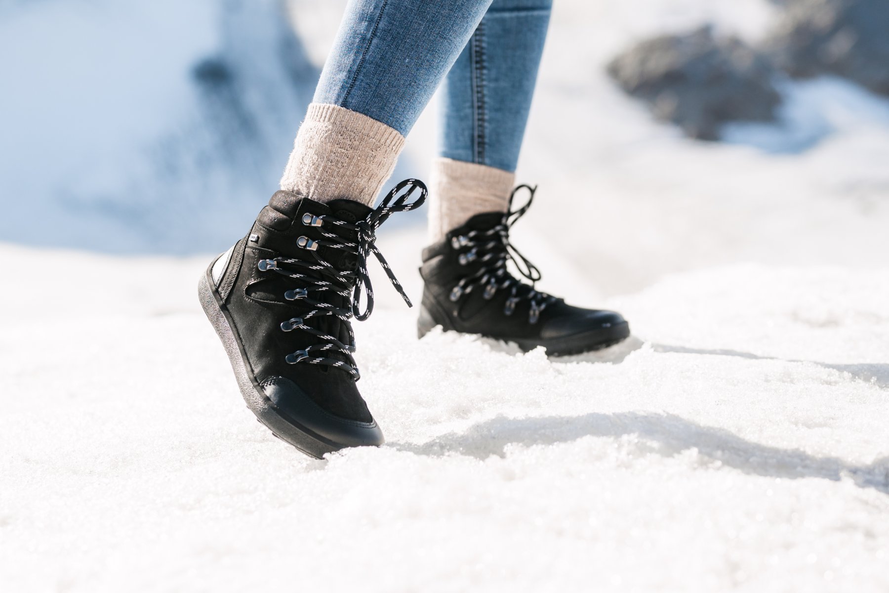  DOTH Boojoy Winter Boots, Unisex Winter Snow Boots Waterproof  Anti-Slip Outdoor Warm Ankle Boots Fur Lined (Black, Adult, Women, 5,  Numeric, US Footwear Size System, Medium) : Clothing, Shoes & Jewelry
