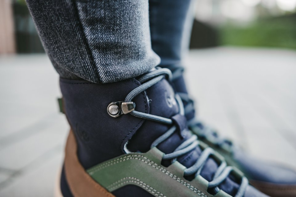 Barefoot Boots Be Lenka York - Navy, Brown & Beige