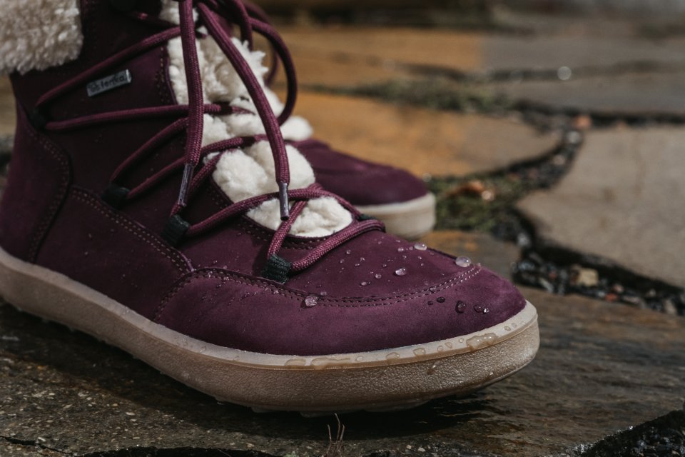 Barefoot scarpe invernali Be Lenka Bliss - Burgundy Red