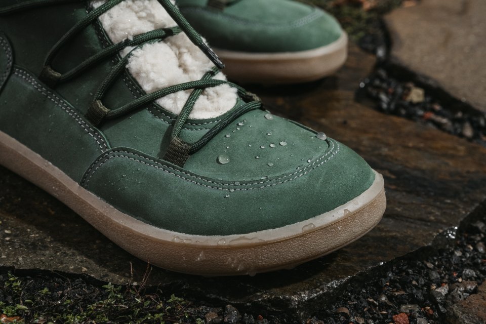 Zimné barefoot topánky Be Lenka Bliss -  Pine Green