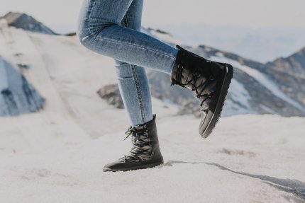 Zimné barefoot topánky Be Lenka Snowfox Woman - Black