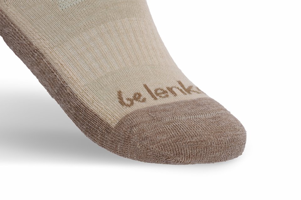 Barefoot calcetines de niños Be Lenka Kids - Crew - Merino Wool - Beige