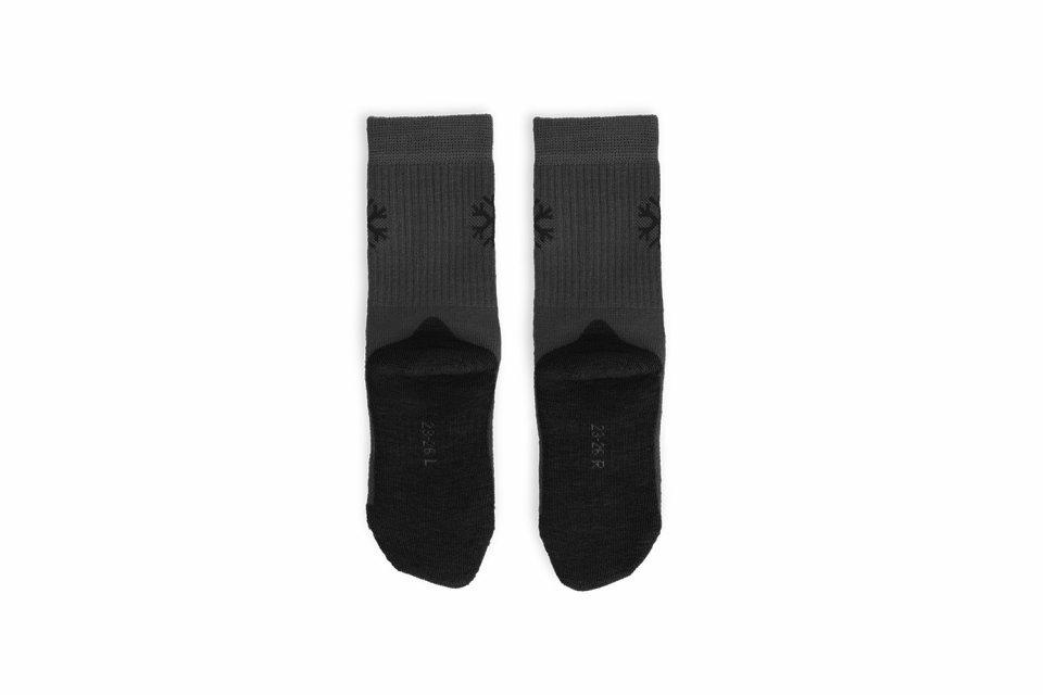 Barefoot calcetines de niños Be Lenka Kids - Crew - Merino Wool - Grey