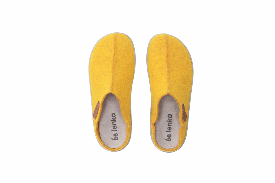 Barefoot kapcie Be Lenka Chillax - Amber Yellow