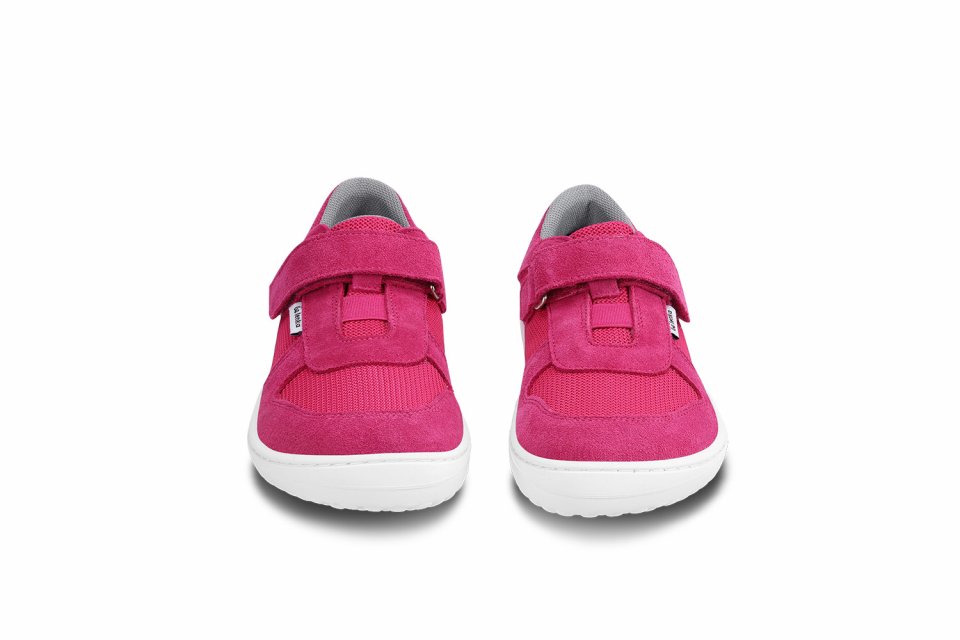 Barefoot scarpe sportive bambini Be Lenka Joy - Dark Pink & White