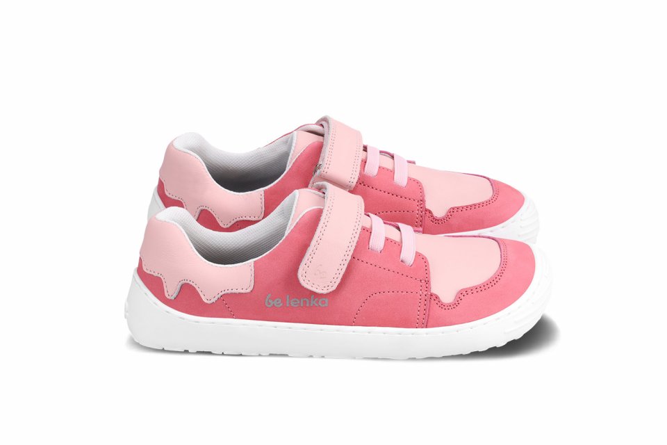 Kinder Barfuß Sneakers Gelato - Pink