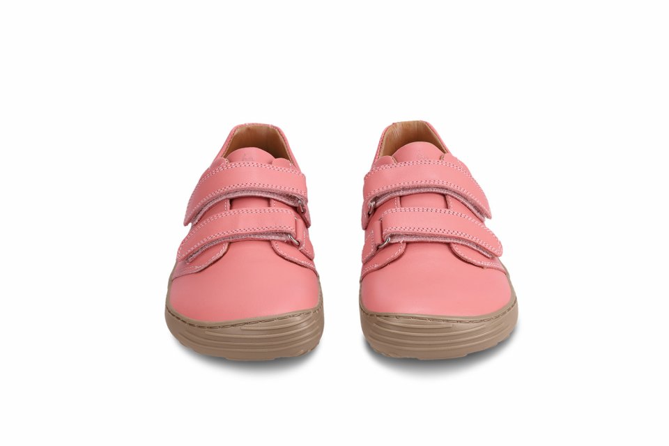 Dziecięce buty barefoot Be Lenka Bounce - Coral Pink