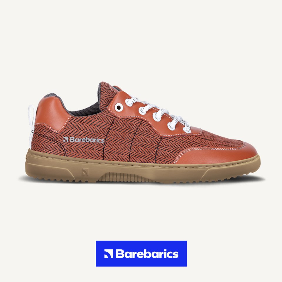 Barefoot Sneakers Barebarics Kudos - Brick Red