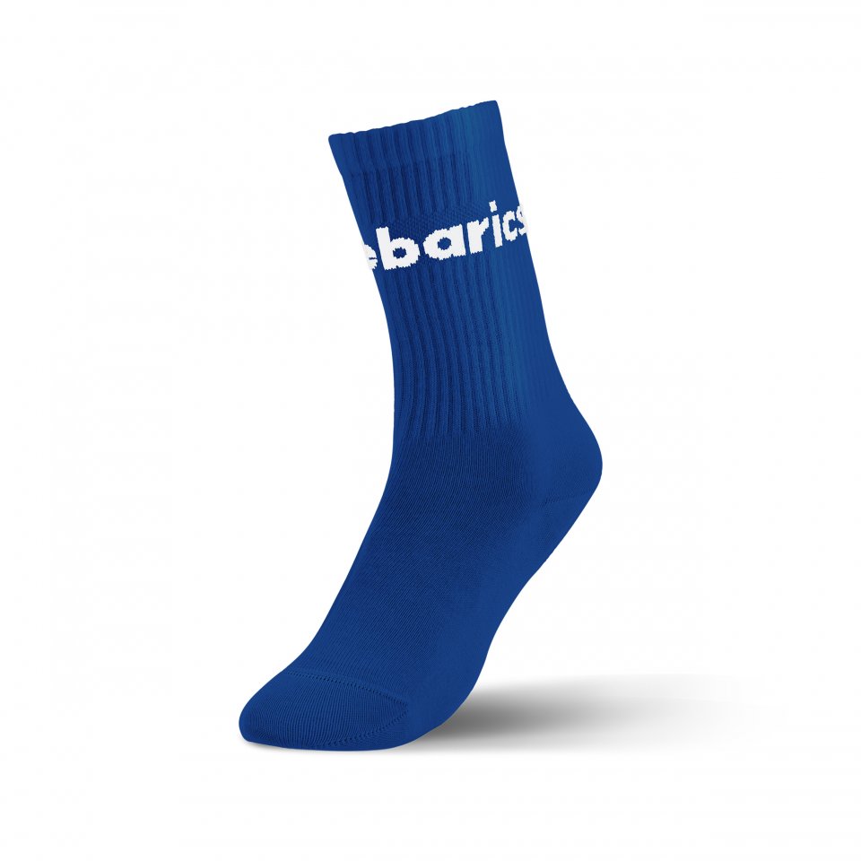 Barebarics - Barfußsocken - Crew - Cobalt Blue - Big logo
