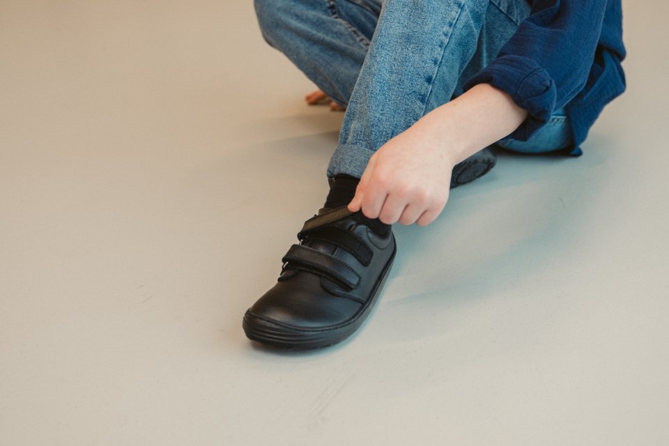 Chaussures enfants barefoot Be Lenka Bounce - All Black