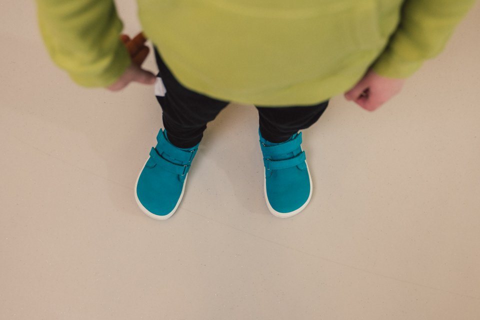 Dětské barefoot boty Be Lenka Jolly - Turquoise