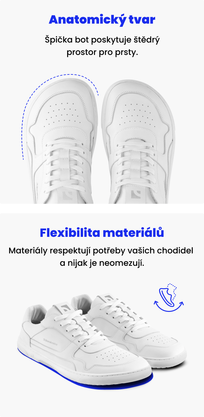 Barefoot tenisky Barebarics Futura - Iridescent White | Barebarics