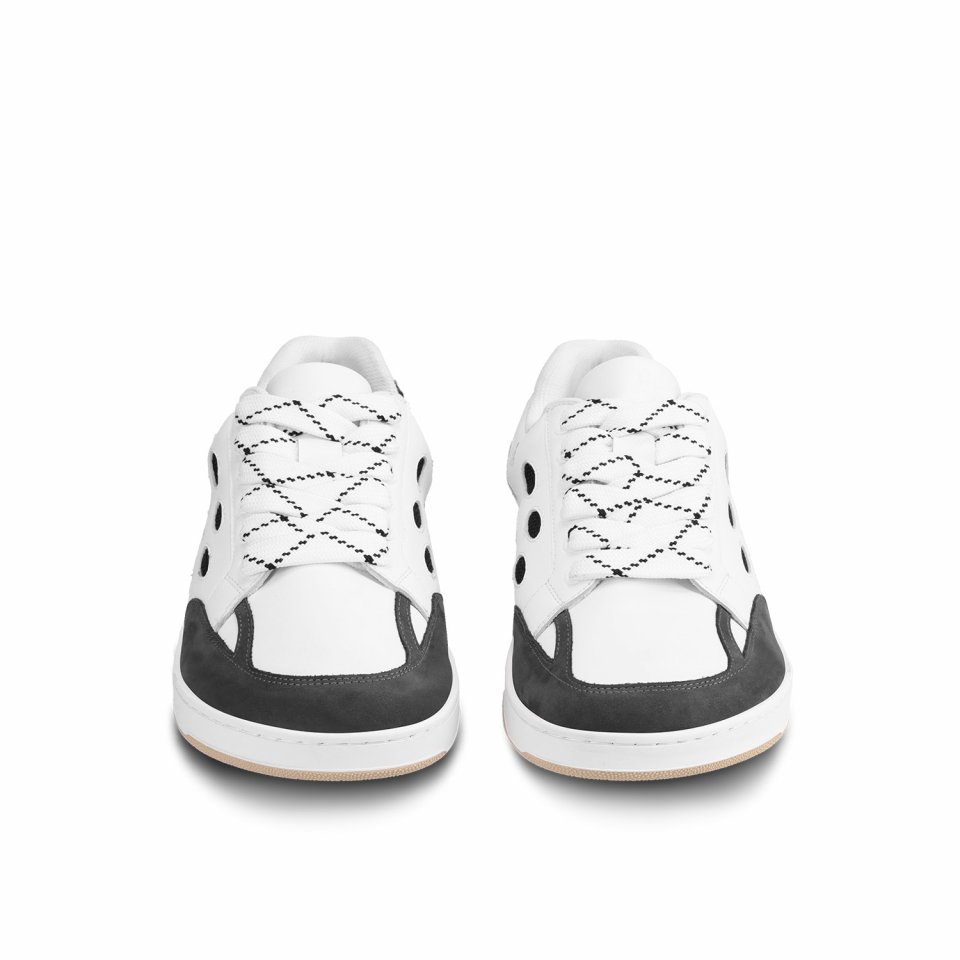 Barefoot tenisky Barebarics Fusion - White & Charcoal