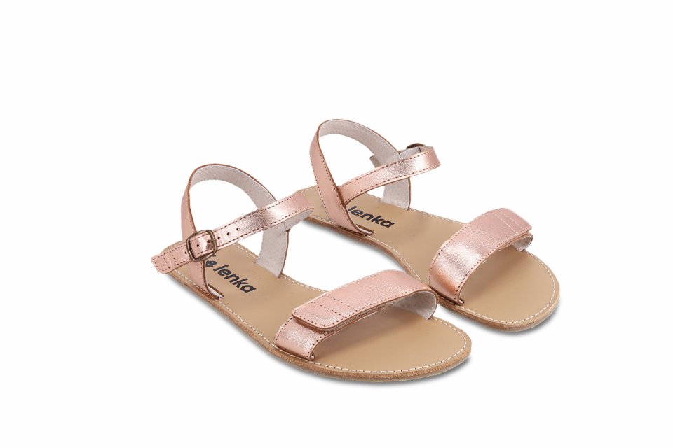 Barefoot sandále Be Lenka Grace - Rose Gold