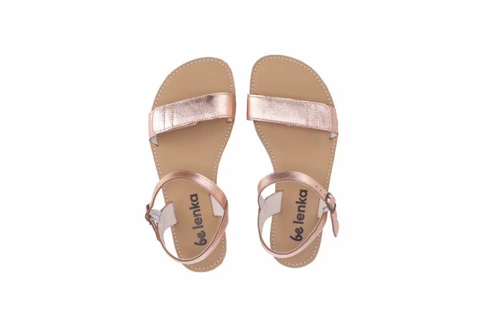 Barefoot sandále Be Lenka Grace - Rose Gold