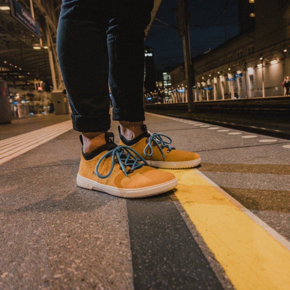 Barefoot Sneakers Barebarics Bronx - Mustard
