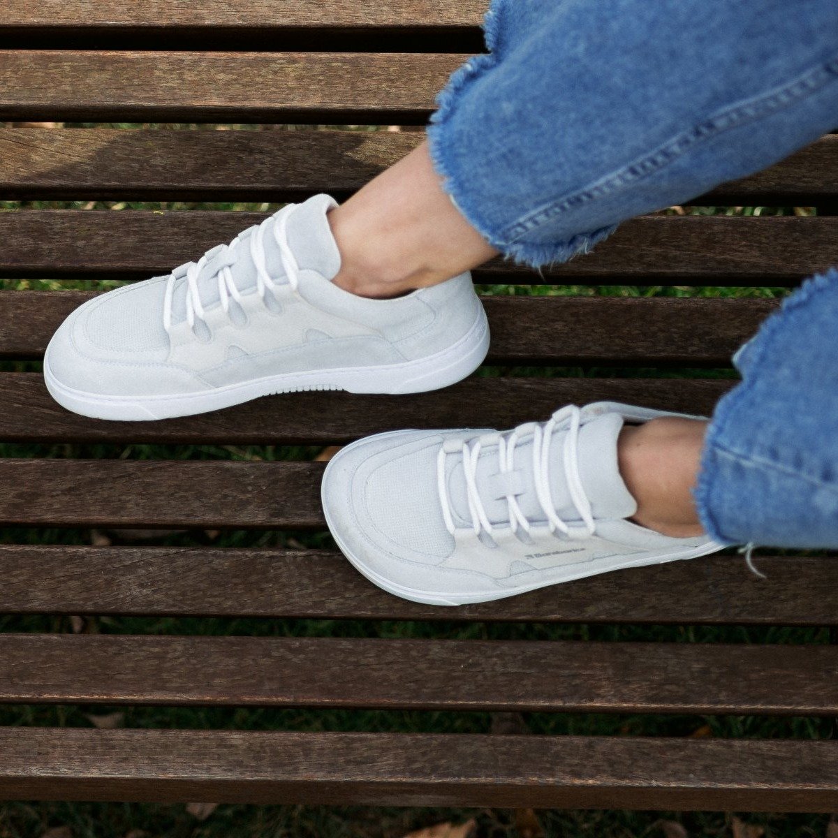 Barefoot Sneakers Barebarics Evo - Chalk White | Be Lenka