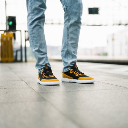 Barefoot Sneakers Barebarics Revive - Golden Yellow & Black