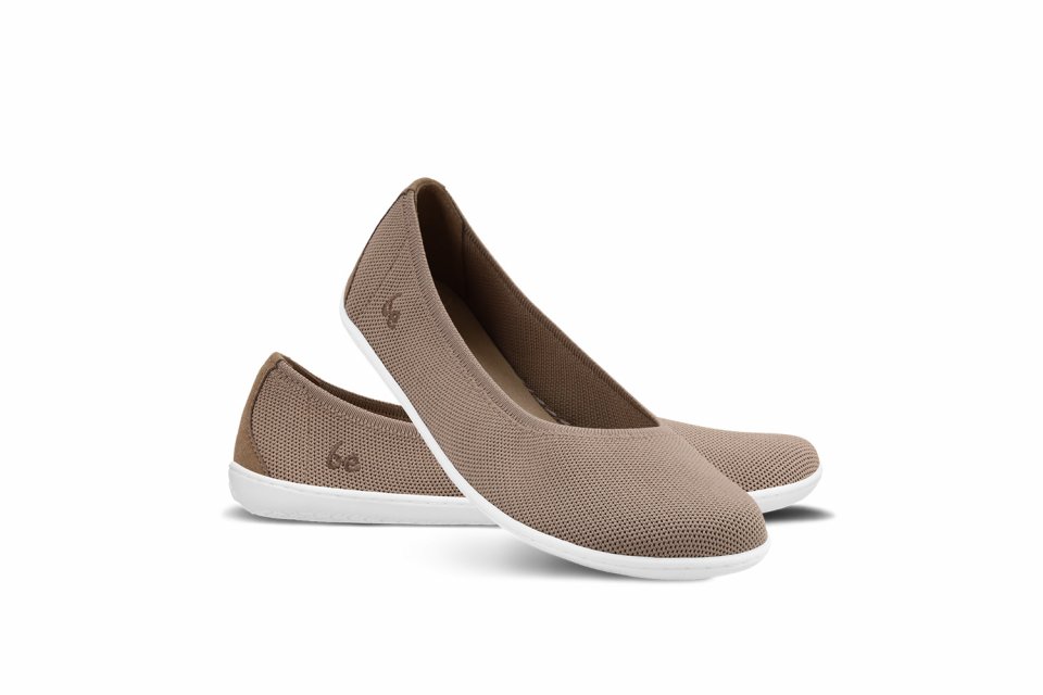 Barefoot baleríny Be Lenka Delight - Biscuit Brown