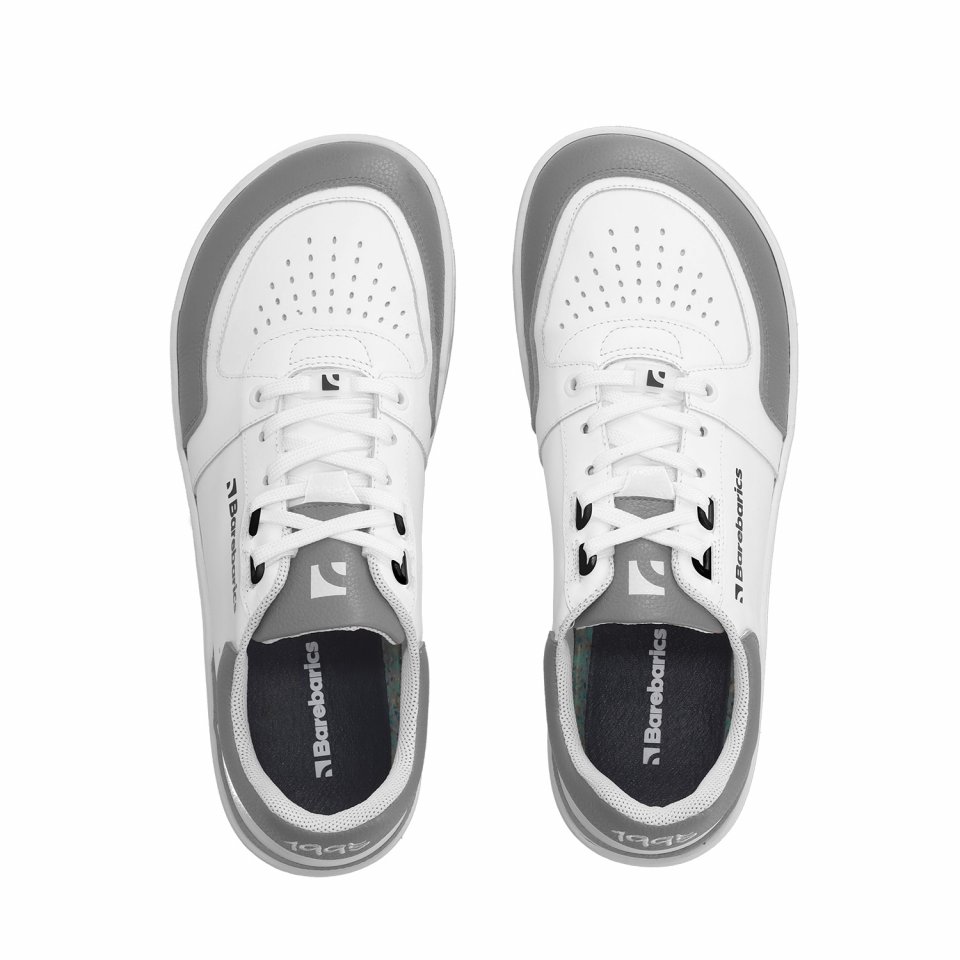 Barefoot tenisky Barebarics Wave - White & Grey