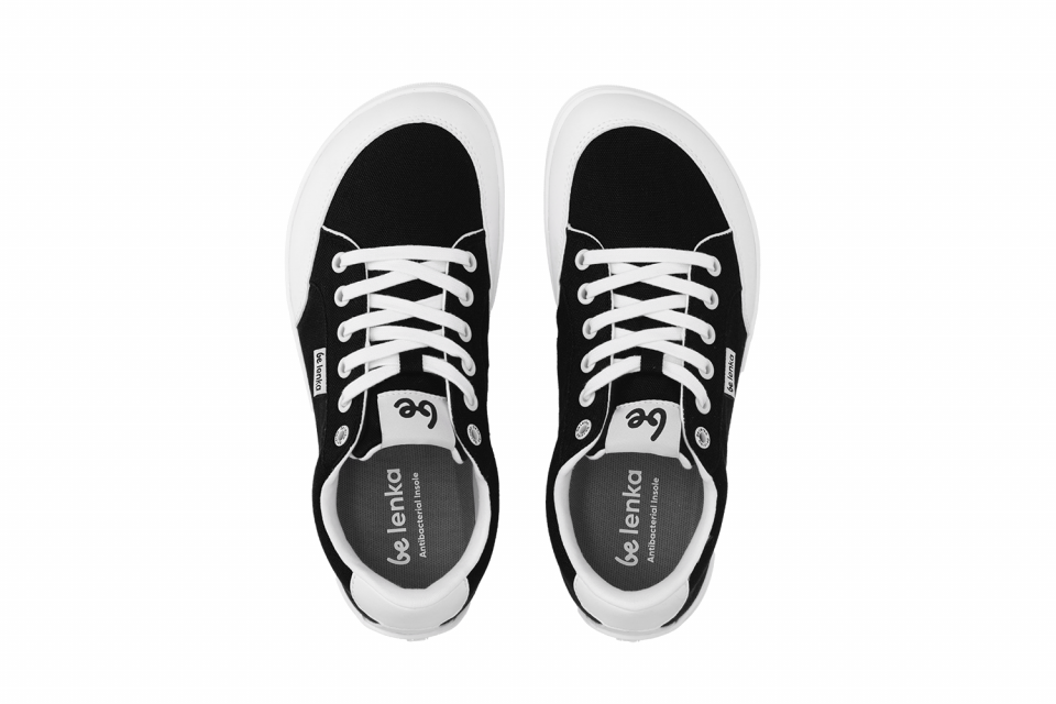 Barefoot zapatillas Be Lenka Rebound - Black & White