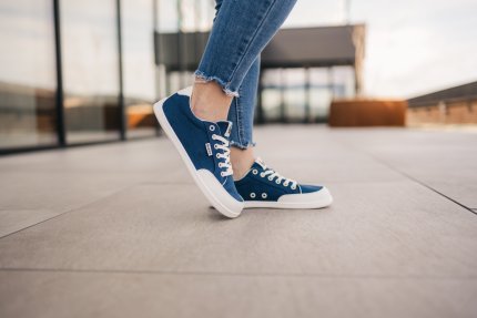 Barefoot Sneakers Be Lenka Rebound - Dark Blue & White