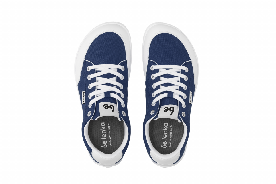 Barefoot zapatillas Be Lenka Rebound - Dark Blue & White