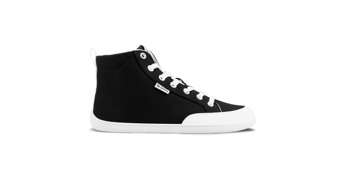 Barefoot Sneakers Be Lenka Rebound - High Top - Black & White | Be Lenka