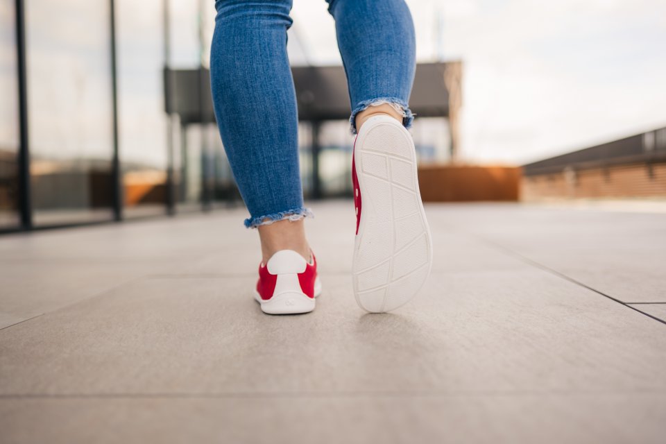 Barefoot scarpe Be Lenka Rebound - Red & White