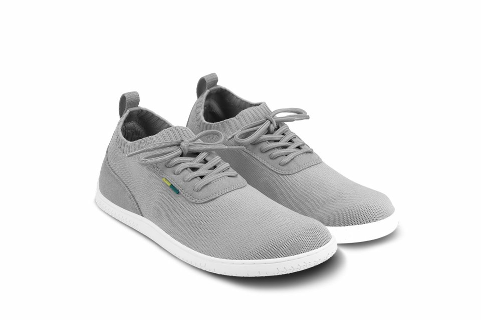 Barefoot zapatillas Be Lenka Stride - Grey & White