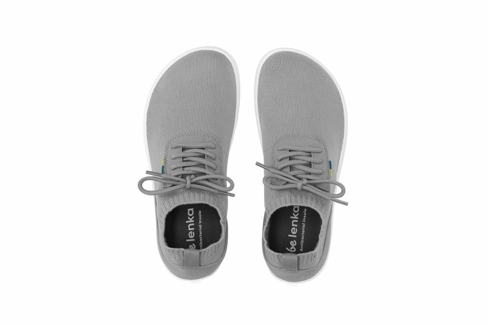 Barefoot tenisky Be Lenka Stride - Grey & White