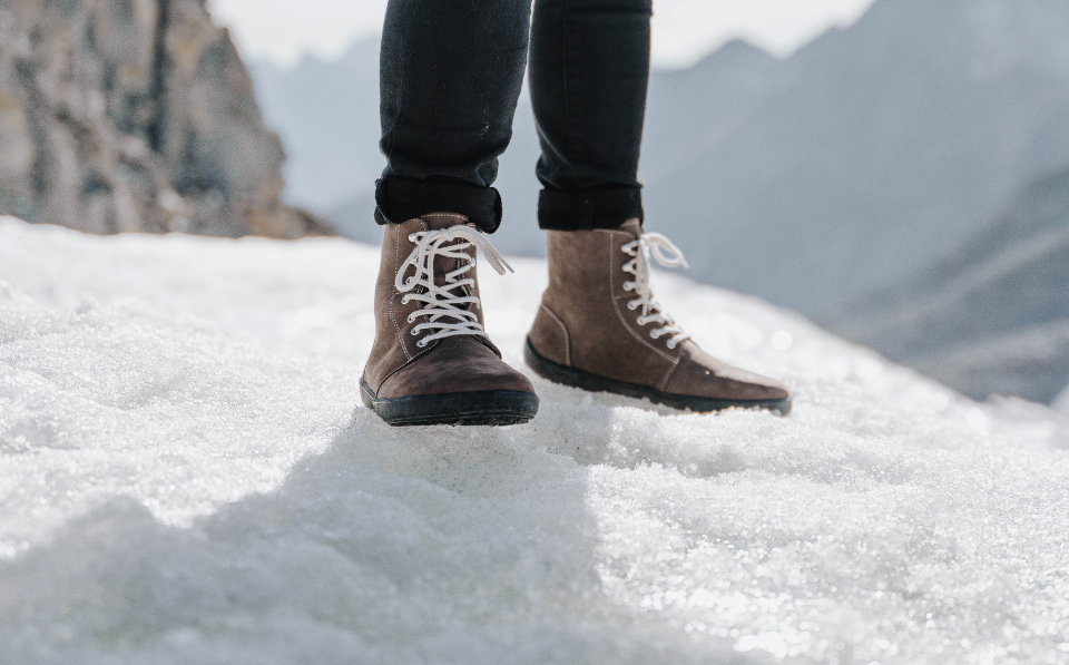 Zimné pánske barefoot topánky