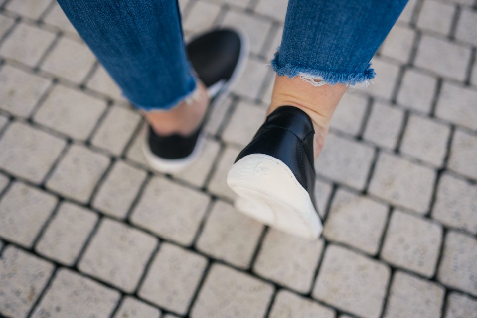 Barefoot Sneakers - Be Lenka Eazy Neo - Black & White