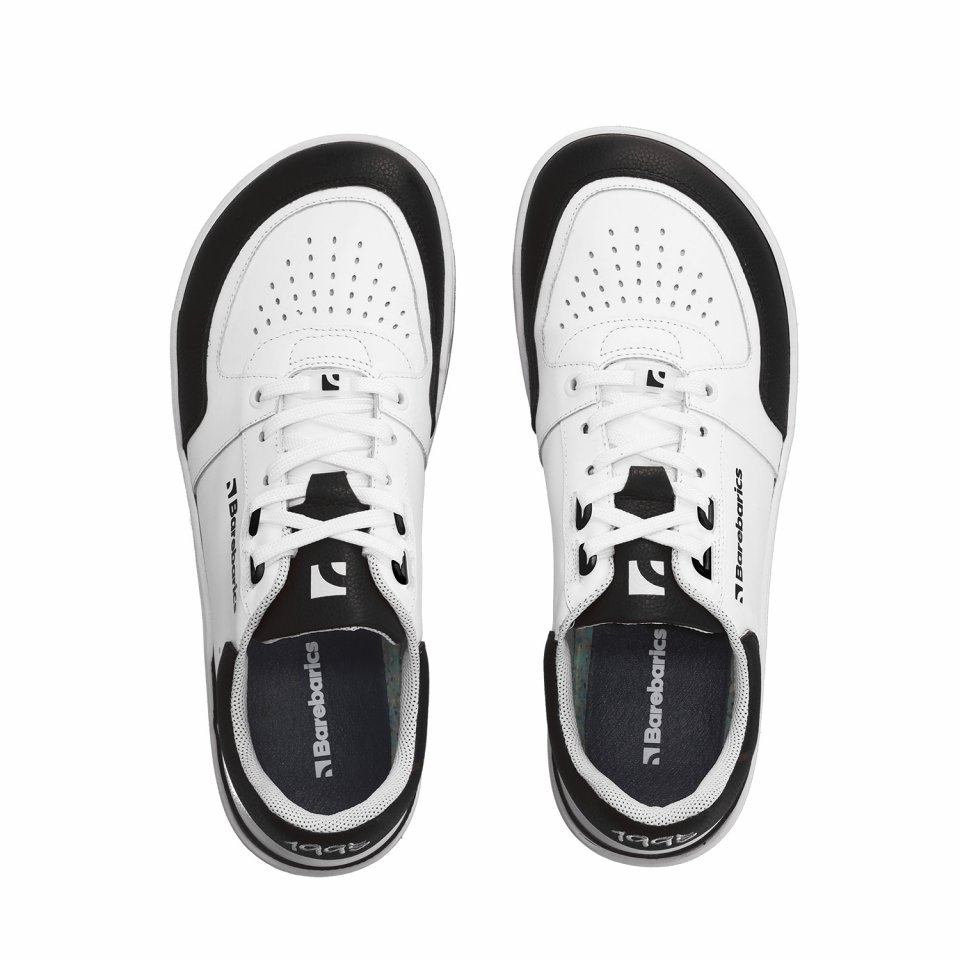 Barefoot tenisky Barebarics Wave - White & Black