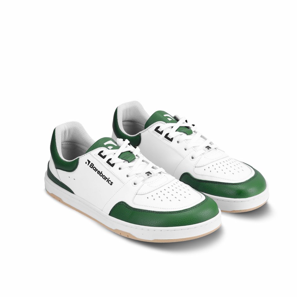 Barefoot cipő Barebarics Wave - White & Dark Green