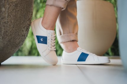 Barefoot scarpe Be Lenka Elite - White & Dark Blue
