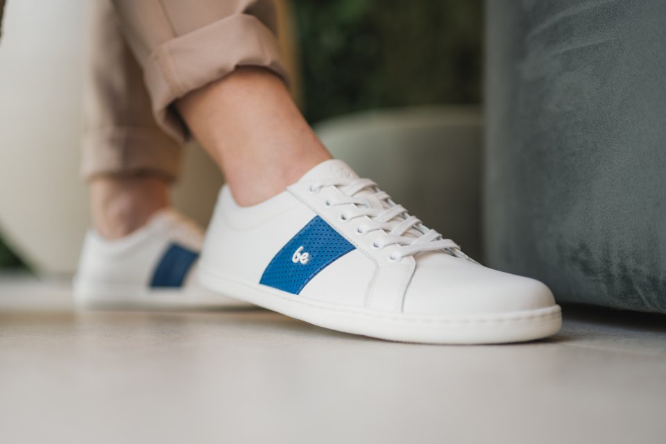 Barfuß Sneakers Be Lenka Elite - White & Dark Blue