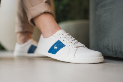 Barefoot Sneakers Be Lenka Elite - White & Dark Blue