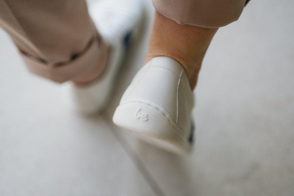 Barefoot cipők Be Lenka Elite - White & Dark Blue