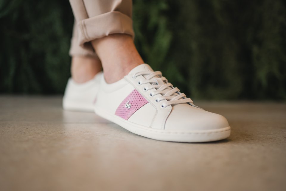 Barfuß Sneakers Be Lenka Elite - White & Pink